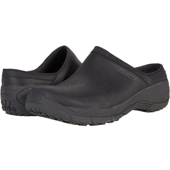 Merrell Women's Encore 2 MOC AC+ Pro Comfortable Leather Slip Shoes Black Size 8 - Picture 1 of 12